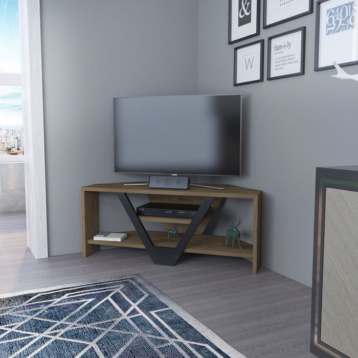 Hanah Home Soporte de TV Karin - Oud y Negro